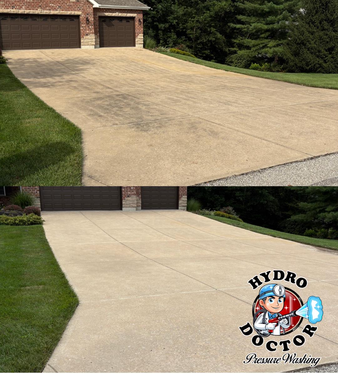 Top Quality Driveway Cleaning Performed in Foristell, MO.